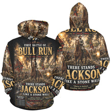 Load image into Gallery viewer, There is Jackson standing like a stone wall. Men's All Over Print Hoodie (USA Size) (Model H13)