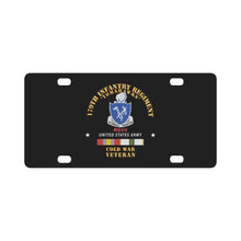 Load image into Gallery viewer, 179th Infantry Regiment - NGUS w COLD WAR SVC X 300 Classic License Plate