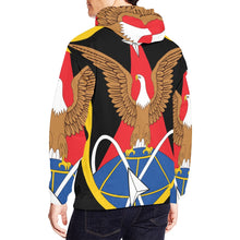 Load image into Gallery viewer, Men's All Over Print Hoodie (USA Size) (Model H13) - 1st Space Brigade - SSI wo Txt