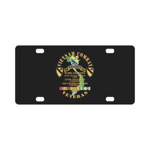 Load image into Gallery viewer, Army - Vietnam Combat Veteran w E Co - 52nd Inf ABN - 1st Cav Div X 300 Classic License Plate