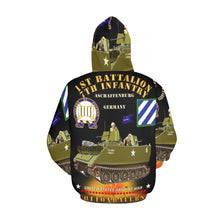 Load image into Gallery viewer, Men's All Over Print Hoodie (USA Size) (Model H13) - 1st Bn 7th Infantry - Aschaffenburg FRG - M113 APC - CottonBalers