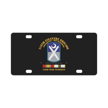 Load image into Gallery viewer, Army - 218th Infantry Bde - Hvy - Spearate - Cold War Veteran Classic License Plate