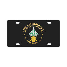 Load image into Gallery viewer, Army - 13th PSYOPS Bn - Fort Bragg, NC w DUI - Psyops Branch X 300 Classic License Plate