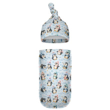 Load image into Gallery viewer, Baby Sleeping Bag(All-Over Printing) - Penguin Winter Wonderland