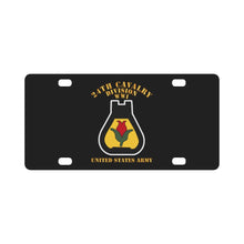 Load image into Gallery viewer, Army - SSI - 24th Cavalry Division - WWI - US Army X 300 Classic License Plate
