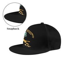 Load image into Gallery viewer, 3rd Bn 33rd Armor Branch w 33rd Armor PICKLES DUI - MEN OF WAR - Hat Snapback Hat - Film to Garment (FTG)