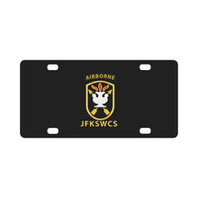 Load image into Gallery viewer, SOF - JFK Special Warfare Center - School SSI w JFKSWCS Classic License Plate