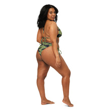 Load image into Gallery viewer, Tiger Stripe All-over print recycled string bikini