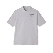 Load image into Gallery viewer, Men's Piqué Polo - Camp Soudley - US Paratroops - Black