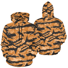 Load image into Gallery viewer, Men's All Over Print Hoodie (USA Size) (Model H13) - Vietnam Tiger Stripe Orange