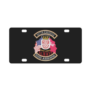 307TH Engineer Battalion - MC Patch Style w ENG Br X 300 Classic License Plate