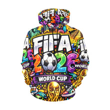 Load image into Gallery viewer, 2026 World Cup street art celebration Men's All Over Print Hoodie (USA Size) (Model H13)
