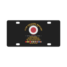 Load image into Gallery viewer, Army - 37th Infantry Brigade Combat Team - Iraqi Freedom Veteran Classic License Plate
