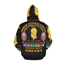 Load image into Gallery viewer, Men's All Over Print Hoodie (USA Size) (Model H13) - 6888th Central Postal Directory Battalion - WWII w EU SVC