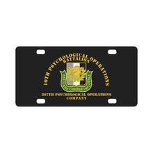 Load image into Gallery viewer, Army - 10th POB w CAPOC Logo w 307th POC Classic License Plate