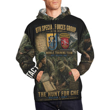 Load image into Gallery viewer, 8th Special Forces Group (Airborne) - Bolivia 1967 - The Hunt for Che Men's All Over Print Hoodie (USA Size)