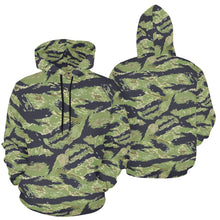 Load image into Gallery viewer, Men's All Over Print Hoodie (USA Size) (Model H13) - Vietnam Tiger Stripe