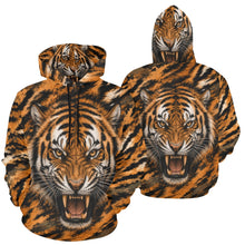 Load image into Gallery viewer, AOP Hoodie - tiger-fur camouflage Men's All Over Print Hoodie (USA Size)
