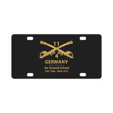 Load image into Gallery viewer, Helicopter Troop - 4th Squadron - 11th ACR - Branch - Germany - BlkHorse AAslt School X 300 Classic License Plate