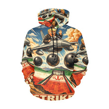 Load image into Gallery viewer, Donald Trump 'Bowling with Iran' Men's All Over Print Hoodie (USA Size) (Model H13)