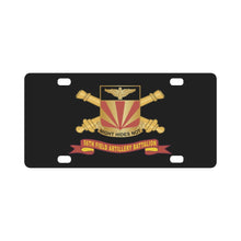 Load image into Gallery viewer, 56th Field Artillery Battalion - DUI w Br - Ribbon X 300 Classic License Plate