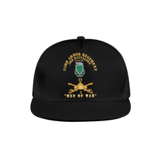 Load image into Gallery viewer, 3rd Bn 33rd Armor Branch w 33rd Armor PICKLES DUI - MEN OF WAR - Hat Snapback Hat - Film to Garment (FTG)