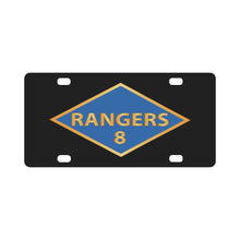 Load image into Gallery viewer, SSI - 8th Ranger Battalion - Ranger Diamond - WWII X 300 Classic License Plate