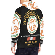 Load image into Gallery viewer, Men's All Over Print Hoodie (USA Size) (Model H13) - MFO - North Camp - Egypt - Army Peacekeeping