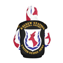 Load image into Gallery viewer, Men's All Over Print Hoodie (USA Size) (Model H13) - Kagnew Station - Asmara, Eritrea