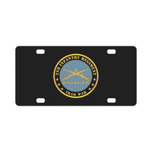 Load image into Gallery viewer, Army - 2nd Infantry Regiment Branch - Do Not Touch Me - Iraq War X 300 Classic License Plate