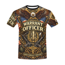 Load image into Gallery viewer, Warrant officer - Emblem Men's All Over Print Crew Neck T-Shirt