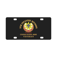Load image into Gallery viewer, Army - DUI - 9th Infantry Division - Old Reliables - US Army Veteran X 300 Classic License Plate