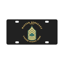 Load image into Gallery viewer, Army - Master Sergeant - MSG - Flat X 300 Classic License Plate