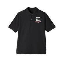 Load image into Gallery viewer, Men's Piqué Polo - 761st Tank Battalion - Black Panthers wo Txt