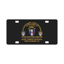 Load image into Gallery viewer, Army - A Co 1st Bn 61st Infantry (BCT) - 165th Inf Bde Ft Jackson SC Classic License Plate