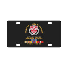 Load image into Gallery viewer, Army - 864th Engineer Battalion - WWII w PAC SVC Classic License Plate