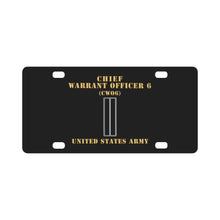 Load image into Gallery viewer, Army - Chief Warrant Officer 6 - CW06 - Flat - X 300 Classic License Plate