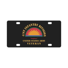Load image into Gallery viewer, Army - SSI - 41st Infantry Division - Jungleers - US Army Veteran X 300 Classic License Plate