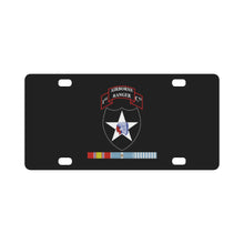 Load image into Gallery viewer, 1st Ranger Infantry Co - 2nd ID SSI w KOREA SVC X 300 Classic License Plate