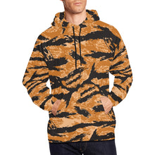 Load image into Gallery viewer, Men's All Over Print Hoodie (USA Size) (Model H13) - Vietnam Tiger Stripe Orange