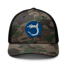 Load image into Gallery viewer, Camouflage trucker hat - Army - 130th Infantry Division - SSI wo Txt X 300
