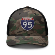 Load image into Gallery viewer, Camouflage trucker hat - Govt - Interstate 95 - Delaware