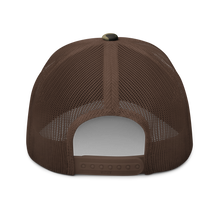 Load image into Gallery viewer, Camouflage trucker hat - Army - Enlisted - Sergeant First Class - SFC - Blue X 300