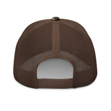 Load image into Gallery viewer, Camouflage trucker hat - Army - 124th Signal Bn - Voice Iron Horse - Vietnam Vet