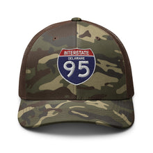 Load image into Gallery viewer, Camouflage trucker hat - Govt - Interstate 95 - Delaware