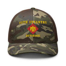 Load image into Gallery viewer, Camouflage trucker hat - Army - 45th Infantry Division