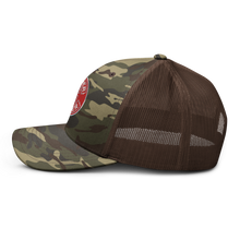 Load image into Gallery viewer, Camouflage trucker hat - Spyder Ryder - Free Wheel Motion - Red