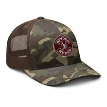 Load image into Gallery viewer, Camouflage trucker hat - Spyder Ryder - Free Wheel Motion - Cherry Red