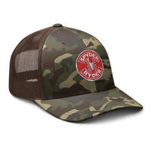 Load image into Gallery viewer, Camouflage trucker hat - Spyder Ryder - Free Wheel Motion - Red