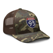 Load image into Gallery viewer, Camouflage trucker hat - Govt - Interstate 95 - Delaware